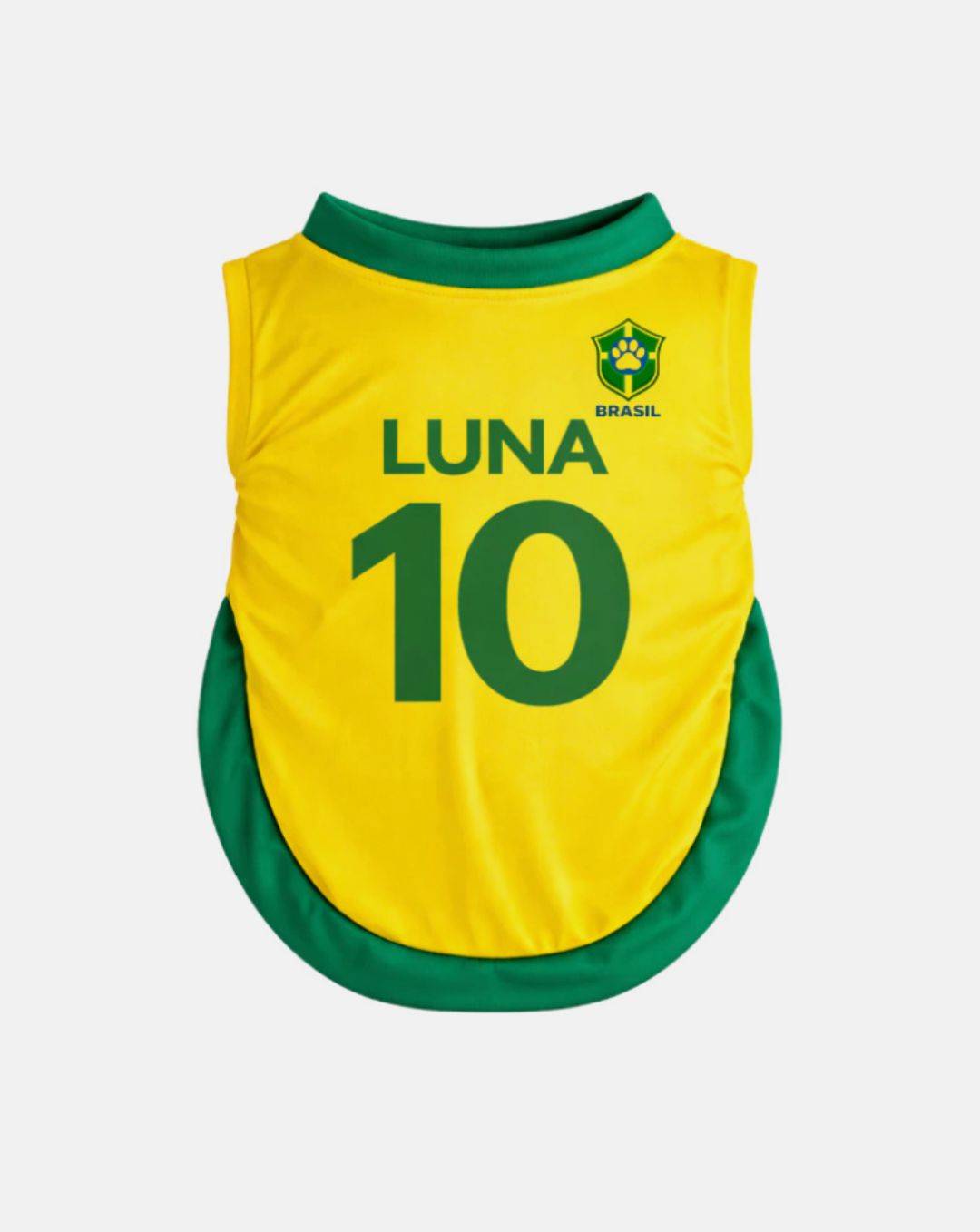Camisa Personalizada para Cachorro Nome e Número
