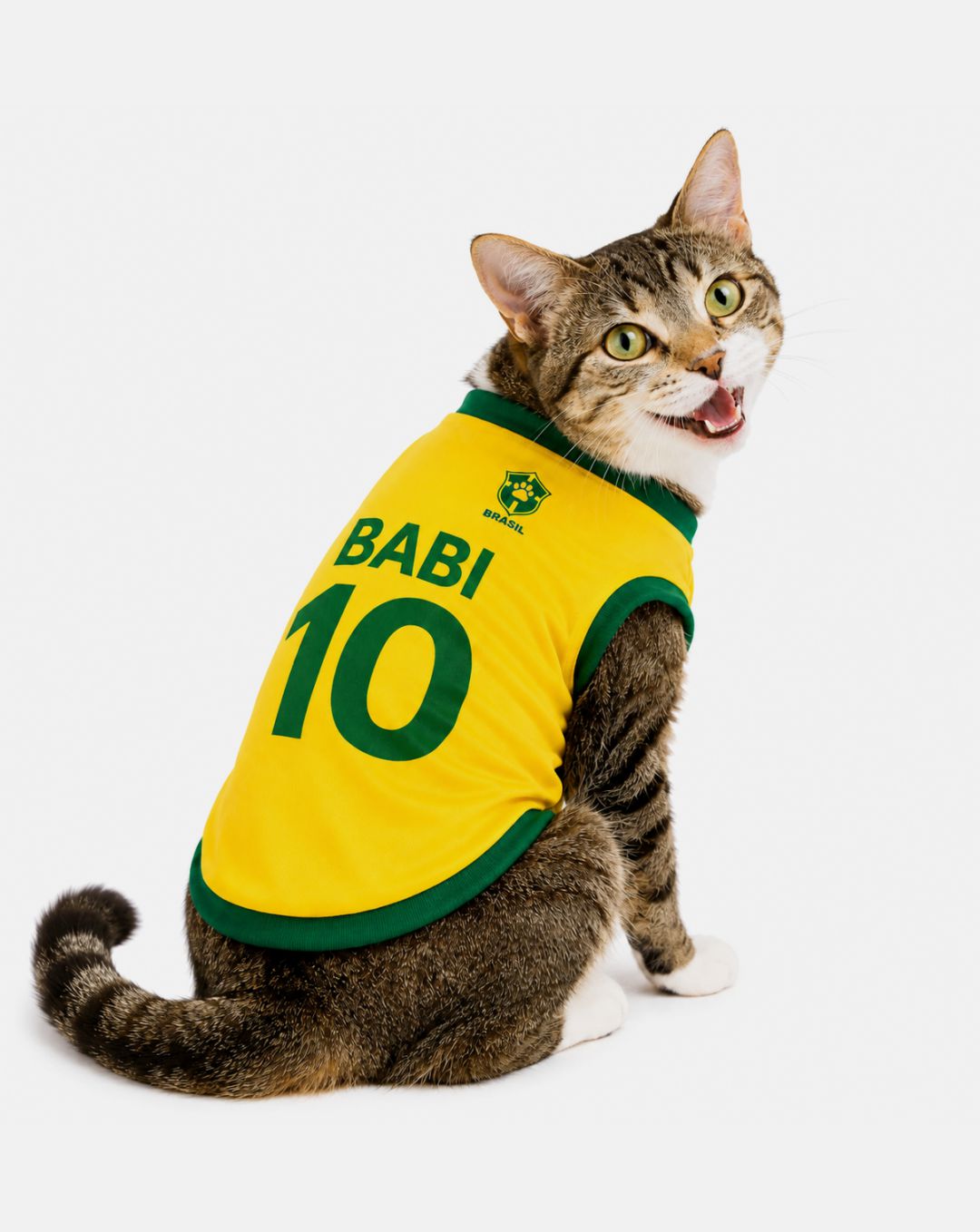 Camisa Personalizada para Gato Nome e Número